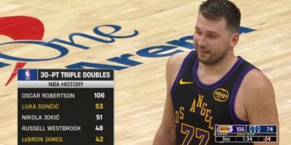 最快30+三双！东契奇刷爆神迹：一数据超詹皇约基奇